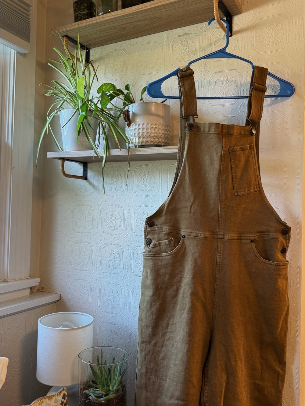 Women's toad &co Brown Denim Overalls